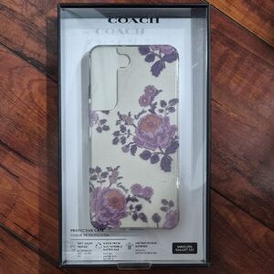 Coach Floral Phone Case for Samsung Galaxy S22